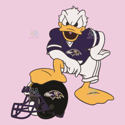 Donald Duck Baltimore Ravens Svg, Sport Svg, Baltimore Ravens Football Team Svg,