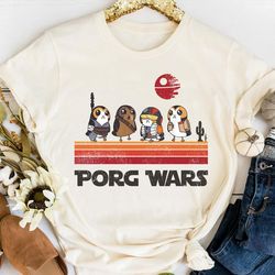retro star wars porg wars shirt / cute porg t-s