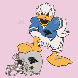 Donald Duck Carolina Panthers Svg, Sport Svg, Carolina Panthers Football Team Sv