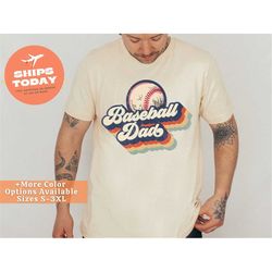 baseball dad retro shirt, baseball dad outfit, dad baseball shirt, fathers day gift for baseball dad, gift for baseball