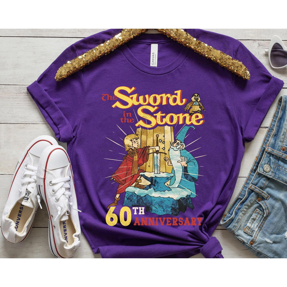 Retro Sword In The Stone 60Th Anniversary 60 Years 1963 2023 Shirt  Walt Disney World T-shirt  Disneyland Family Trip  Magic Kingdom - 4.jpg