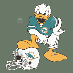 Donald Duck Miami Dolphins Svg, Sport Svg, Miami Dolphins Football Team Svg, Mia