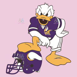 Donald Duck Minnesota Vikings Svg, Sport Svg, Minnesota Vikings Football Team Sv