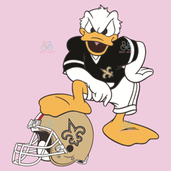 Donald Duck New Orleans Saints Svg, Sport Svg, New Orleans Saints Football Team