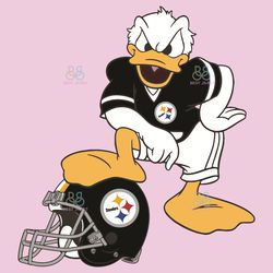 Donald Duck Pittsburgh Steelers Svg, Sport Svg, Pittsburgh Steelers Football Tea