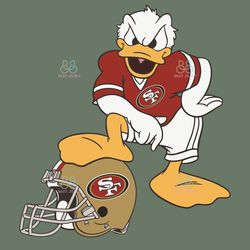 Donald Duck San Francisco 49ers Svg, Sport Svg, San Francisco 49ers Football Tea