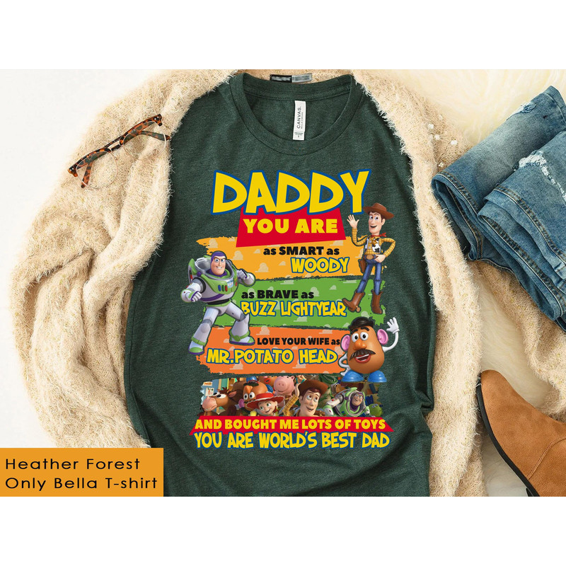 Retro Toy Story Daddy You Are World's Best Dad Shirt Disney Father T-shirt Father's Day Gift Gift For Dad Disneyland Trip Outfits - 3.jpg