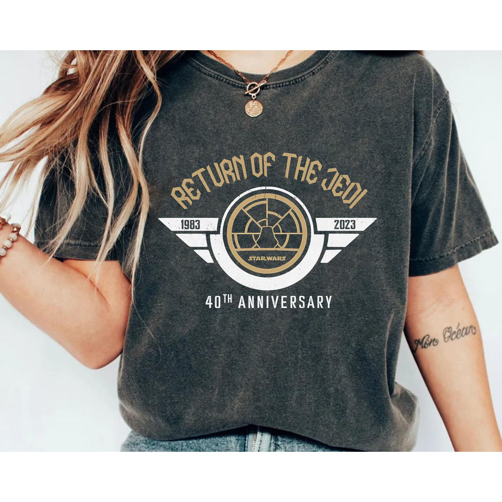 Return Of The Jedi 40Th Anniversary Star Wars Shirt Star Wars Celebration May The 4th Be With You Galaxy's Edge Walt Disney World - 2.jpg