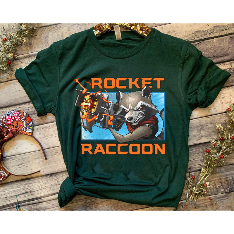Rocket Raccoon T-shirt Guardians Of The Galaxy Volume 3 Shirt Marvel Comics Movie 2023 MCU Fan Tee Birthday Gift Avengers T-shirt - 1.jpg