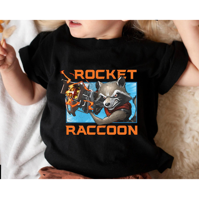 Rocket Raccoon T-shirt Guardians Of The Galaxy Volume 3 Shirt Marvel Comics Movie 2023 MCU Fan Tee Birthday Gift Avengers T-shirt - 3.jpg