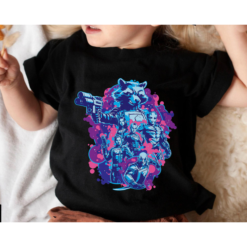Rocket Team Guardians Of The Galaxy Volume 3 T-shirt Rocket Groot Star Lord Mantis Drax Nebula Marvel Comics 2023 Shirt MCU Fan Tee - 2.jpg