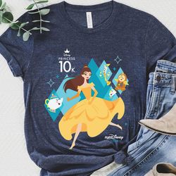 rundisney belle 10k shirt / disney princess hal