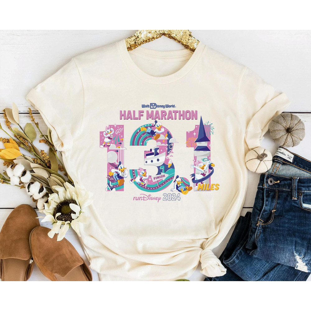 runDisney Donald And Daisy Duck Half Marathon 131 Miles Shirt  Disney Running T-shirt  Marathon Weekend 2024  Walt Disney World Runner - 3.jpg