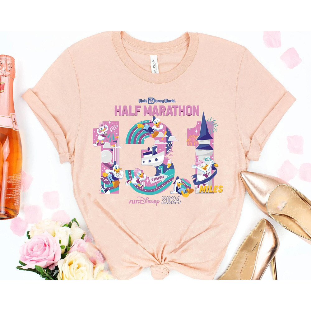 runDisney Donald And Daisy Duck Half Marathon 131 Miles Shirt  Disney Running T-shirt  Marathon Weekend 2024  Walt Disney World Runner - 4.jpg