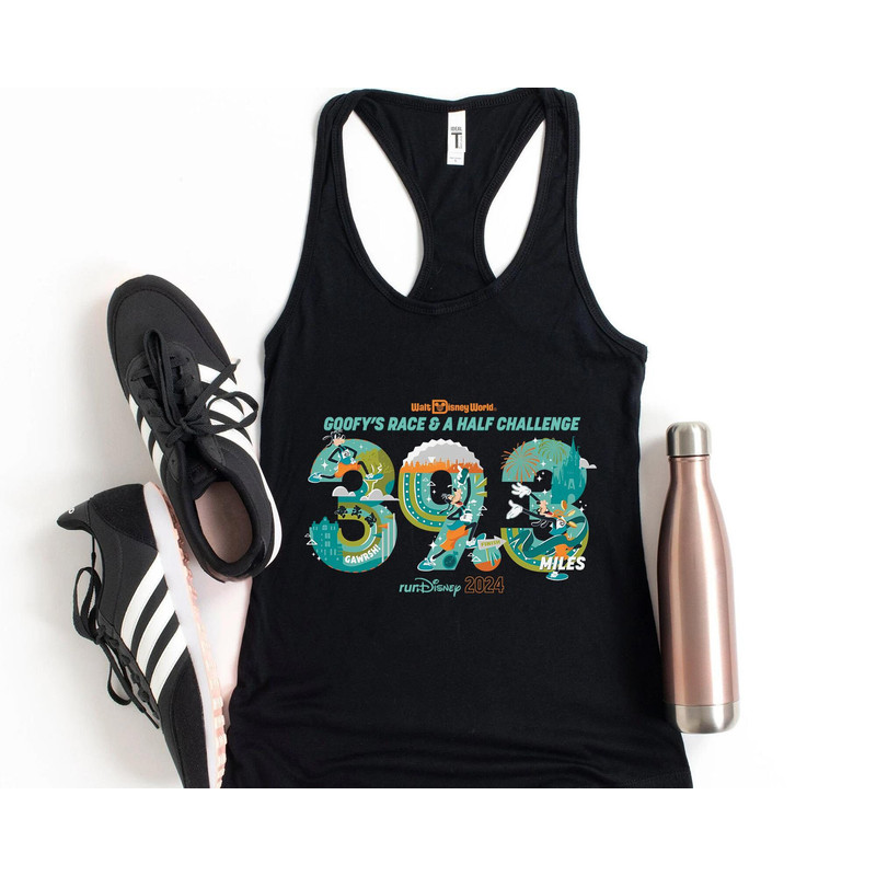 runDisney Goofy's Race And Half Challenge 393 Miles Shirt  Disney Running T-shirt  Marathon Weekend 2024  Walt Disney World Runner - 2.jpg