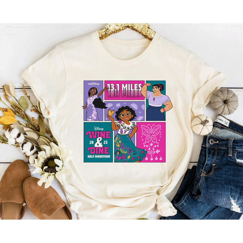 runDisney Madrigal Family Encanto Wine & Dine Half Marathon 131 Miles Shirt Disney Marathon Weekend 2023 T-shirt Disney Running Shirt - 2.jpg