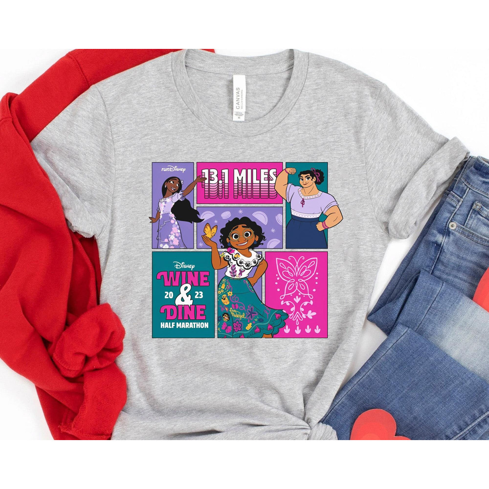 runDisney Madrigal Family Encanto Wine & Dine Half Marathon 131 Miles Shirt Disney Marathon Weekend 2023 T-shirt Disney Running Shirt - 4.jpg