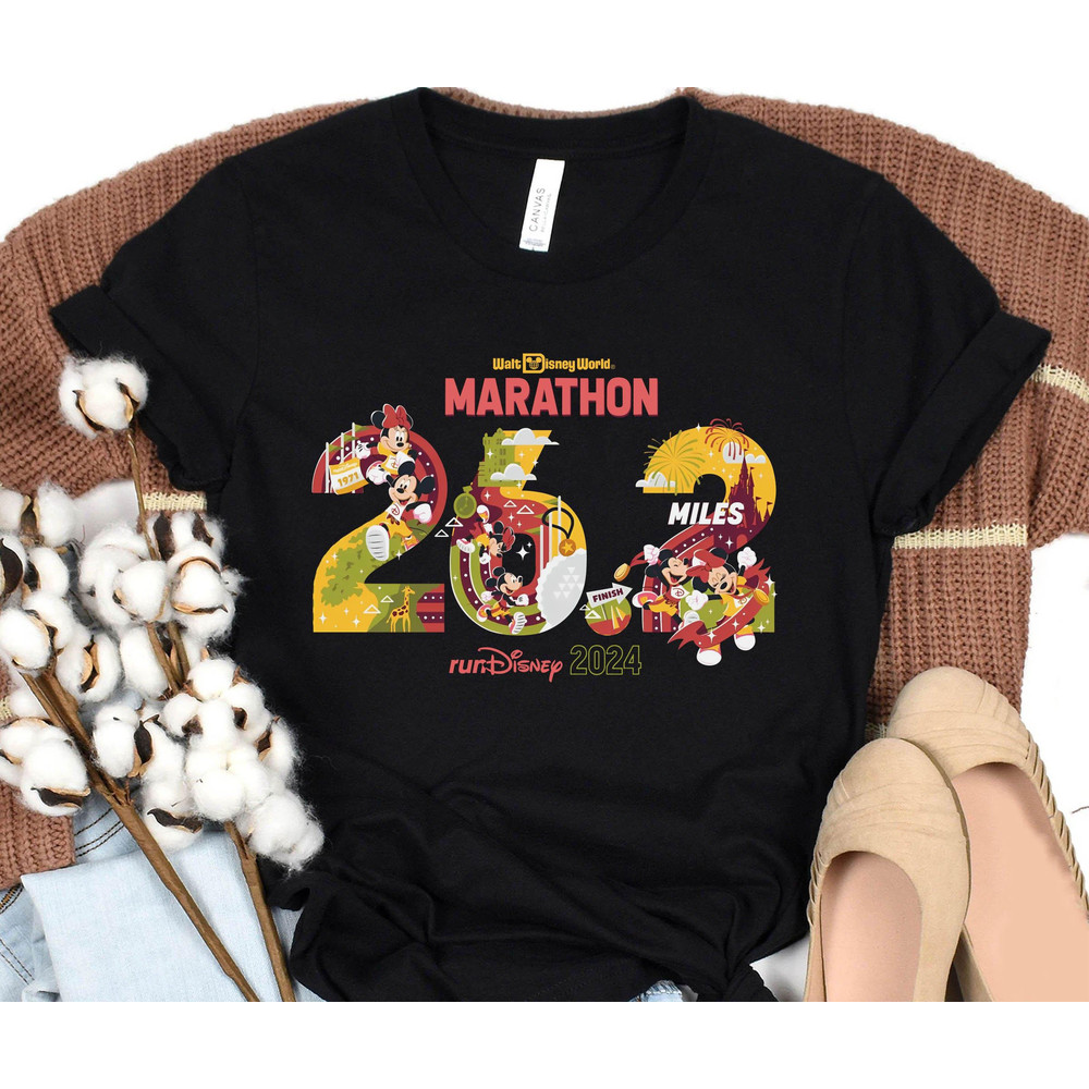runDisney Mickey And Minnie Mouse Marathon 262 Miles Shirt  Disney Running T-shirt  Marathon Weekend 2024  Walt Disney World Runner - 1.jpg