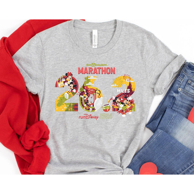 runDisney Mickey And Minnie Mouse Marathon 262 Miles Shirt  Disney Running T-shirt  Marathon Weekend 2024  Walt Disney World Runner - 2.jpg
