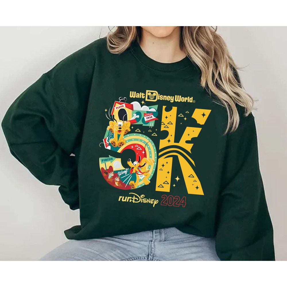 runDisney Pluto 5K Running Tank Top  Disney Marathon Weekend 2024 Shirt  Walt Disney World Runner Tee  Disney Running Shirt - 4.jpg