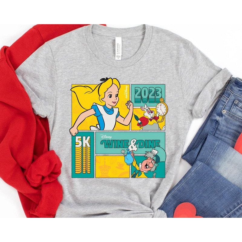 runDisney Wine & Dine Half Marathon Weekend 2023 Tank Top  Disney Alice In Wonderland Mad Hatter 5K Running  Disney Marathon Shirt - 2.jpg