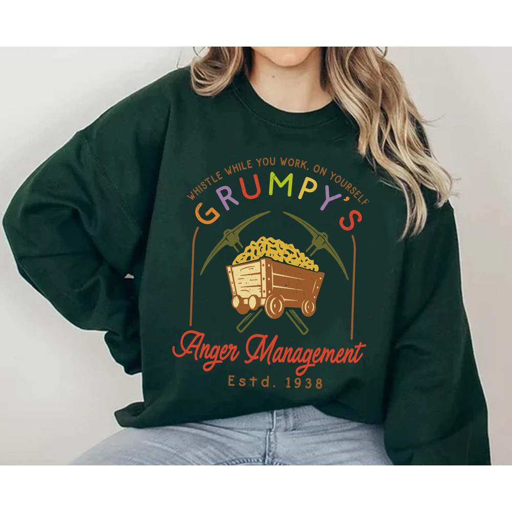 Snow White And Seven Dwarfs Grumpy's Anger Management Shirt Retro Disney T-shirt Walt Disney World Shirt Disneyland Trip Outfits - 5.jpg