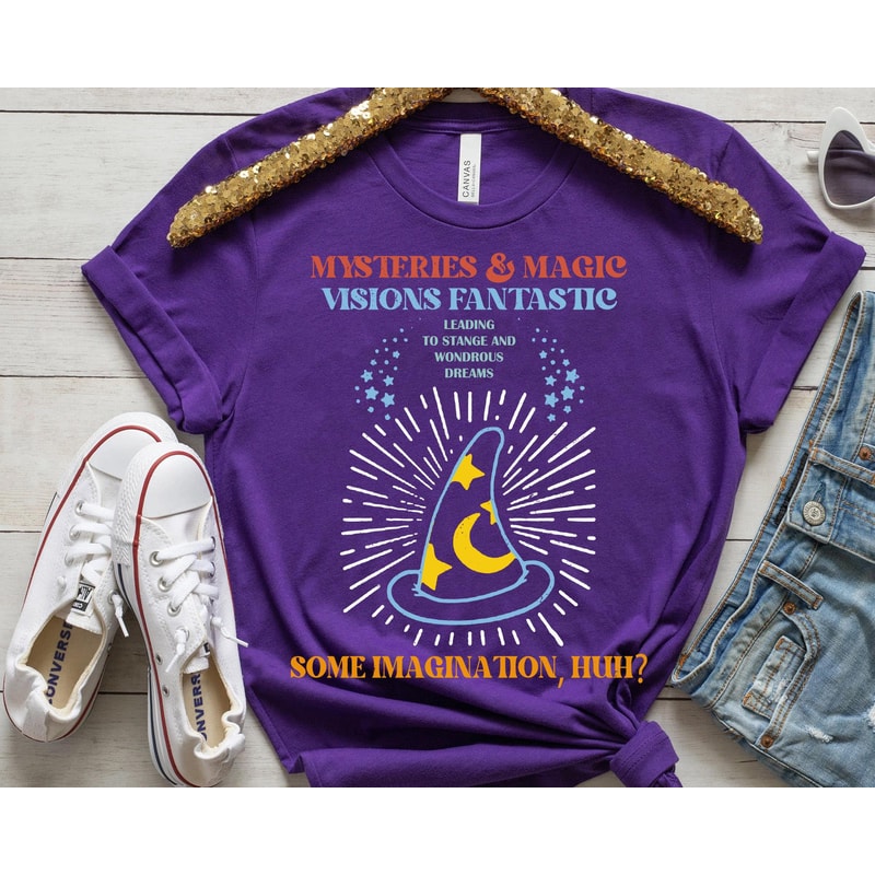 Sorcerer Mickey Hat Disney Shirt Mysteries Magic Vision Fantastic Magic Kingdom Park Walt Disney World T-shirt Disneyland Trip - 2.jpg