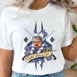 star wars ahsoka tano fight like a girl tattoo