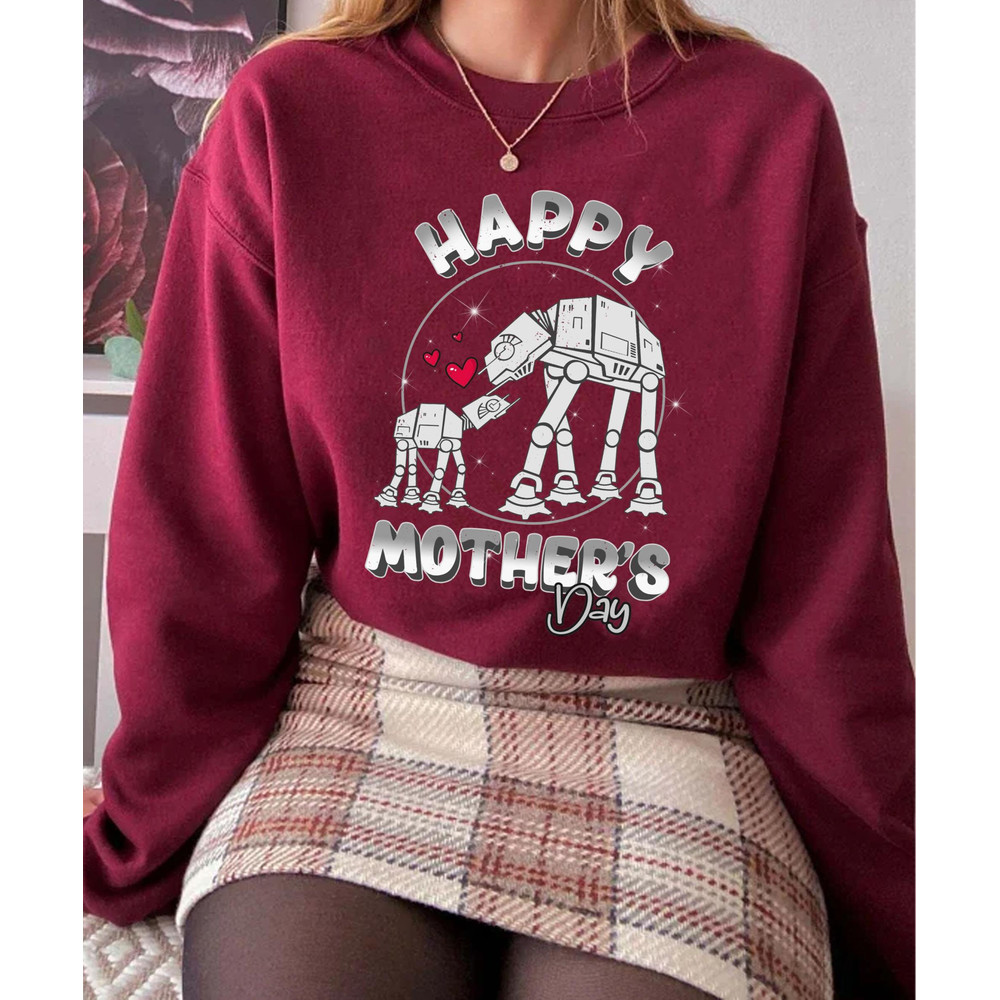 Star Wars AT-AT Imperial Walker Happy Mother's Day Shirt  Star Wars Mom T-shirt  Gift For Mom  Galaxy's Edge  Mommy and Me Matching Tee - 3.jpg