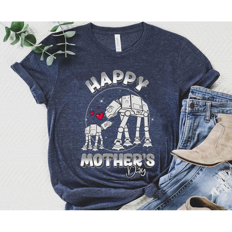 Star Wars AT-AT Imperial Walker Happy Mother's Day Shirt  Star Wars Mom T-shirt  Gift For Mom  Galaxy's Edge  Mommy and Me Matching Tee - 4.jpg