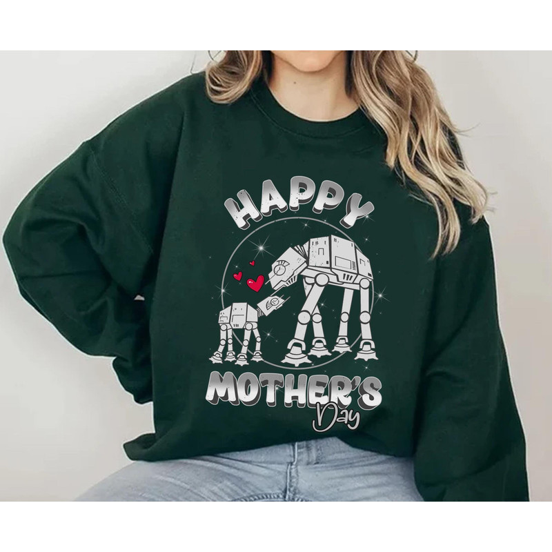 Star Wars AT-AT Imperial Walker Happy Mother's Day Shirt  Star Wars Mom T-shirt  Gift For Mom  Galaxy's Edge  Mommy and Me Matching Tee - 5.jpg