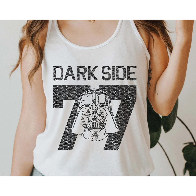 Star Wars Darth Vader Dark Side Empire 77 Shirt Star Wars Day May The Fourth Galaxy's Edge Star Wars Fan Gift Walt Disney World - 4.jpg