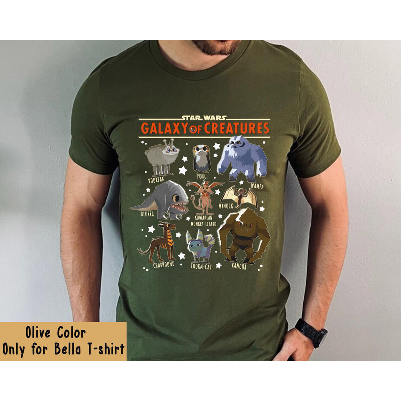 Star Wars Galaxy Of Creatures Poster Shirt  Tooka Porg Rancor T-shirt  Star Wars Celebration  May The 4th Be With You  Galaxy's Edge - 2.jpg