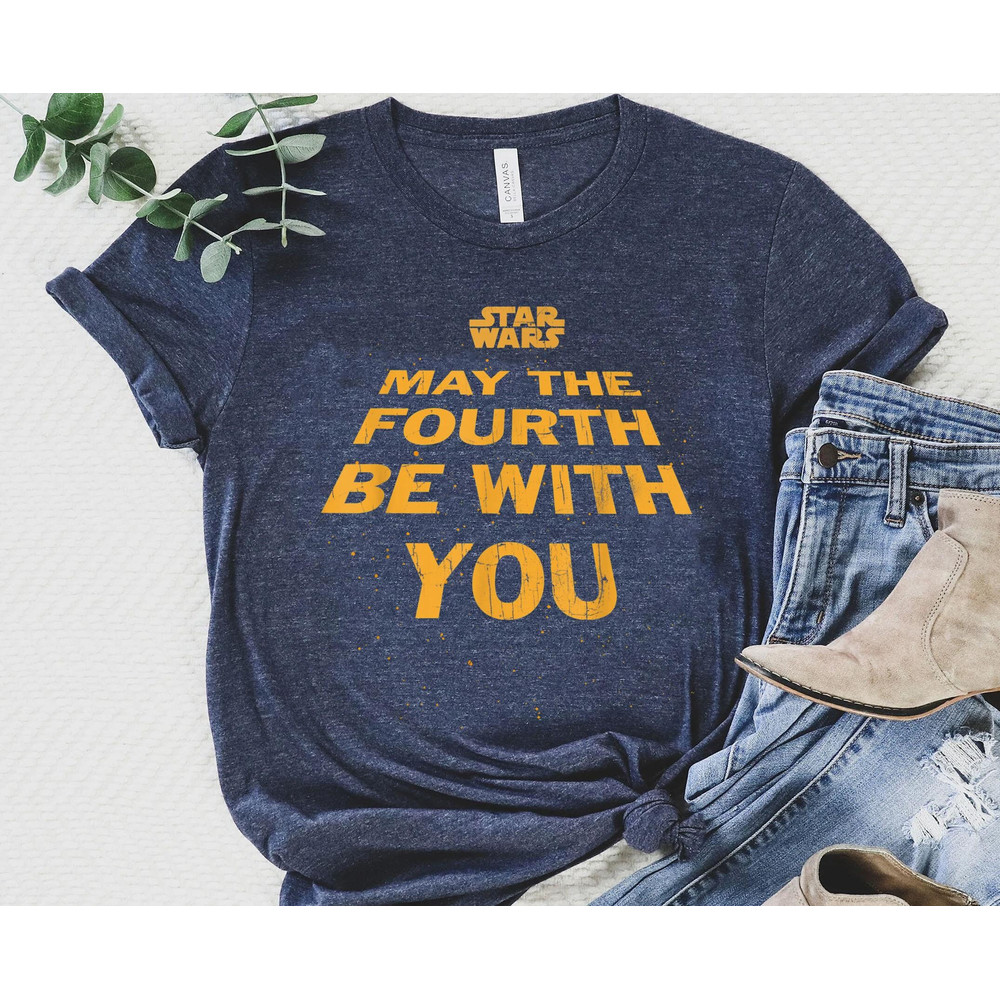 Star Wars May The Fourth Be With You Shirt  May The Fourth  Star Wars Day  Retro Star Wars T-shirt  Galaxy's Edge  Walt Disney World - 2.jpg