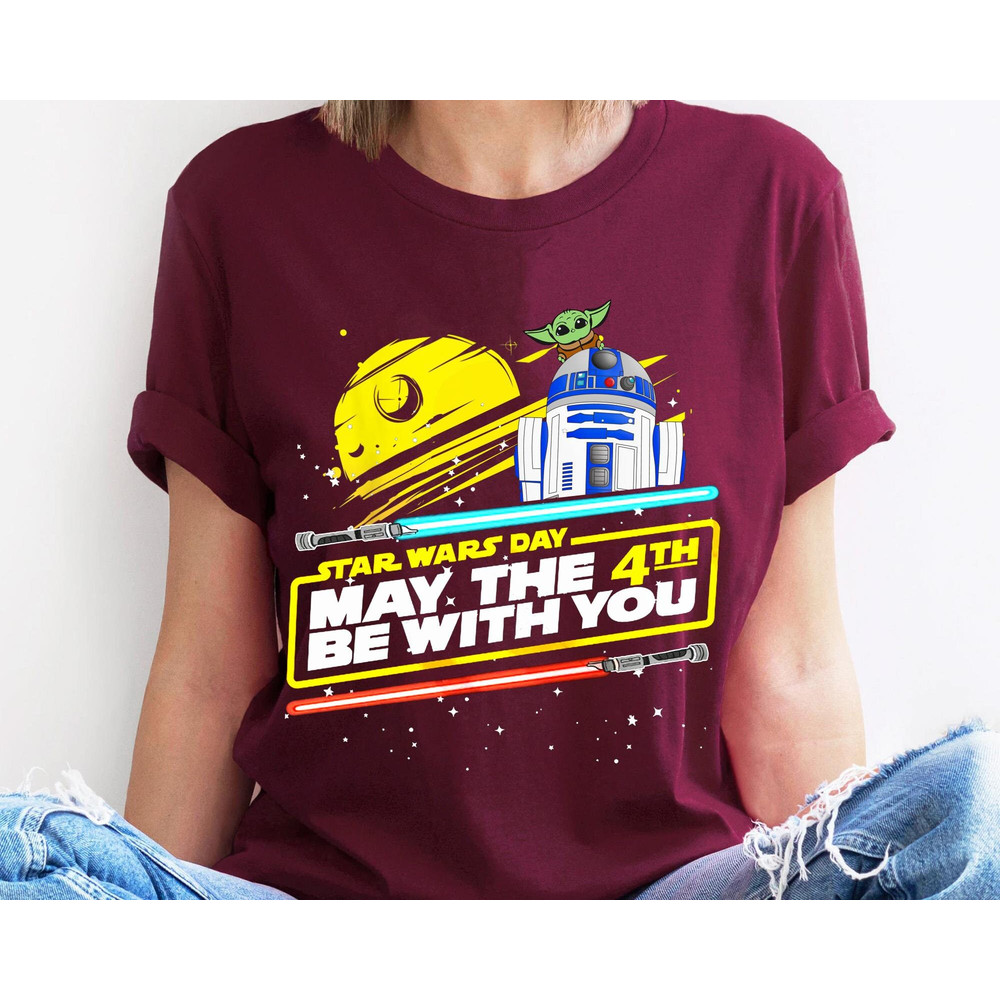 Star Wars R2-D2 Droids May The Fourth Be With You Shirt Star Wars Day T-shirt Star Wars Celebration May The 4th Galaxy's Edge - 2.jpg
