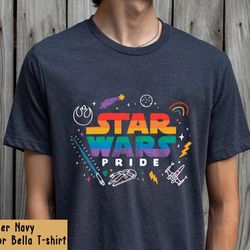 star wars rainbow pride lightsaber jedi shirt /
