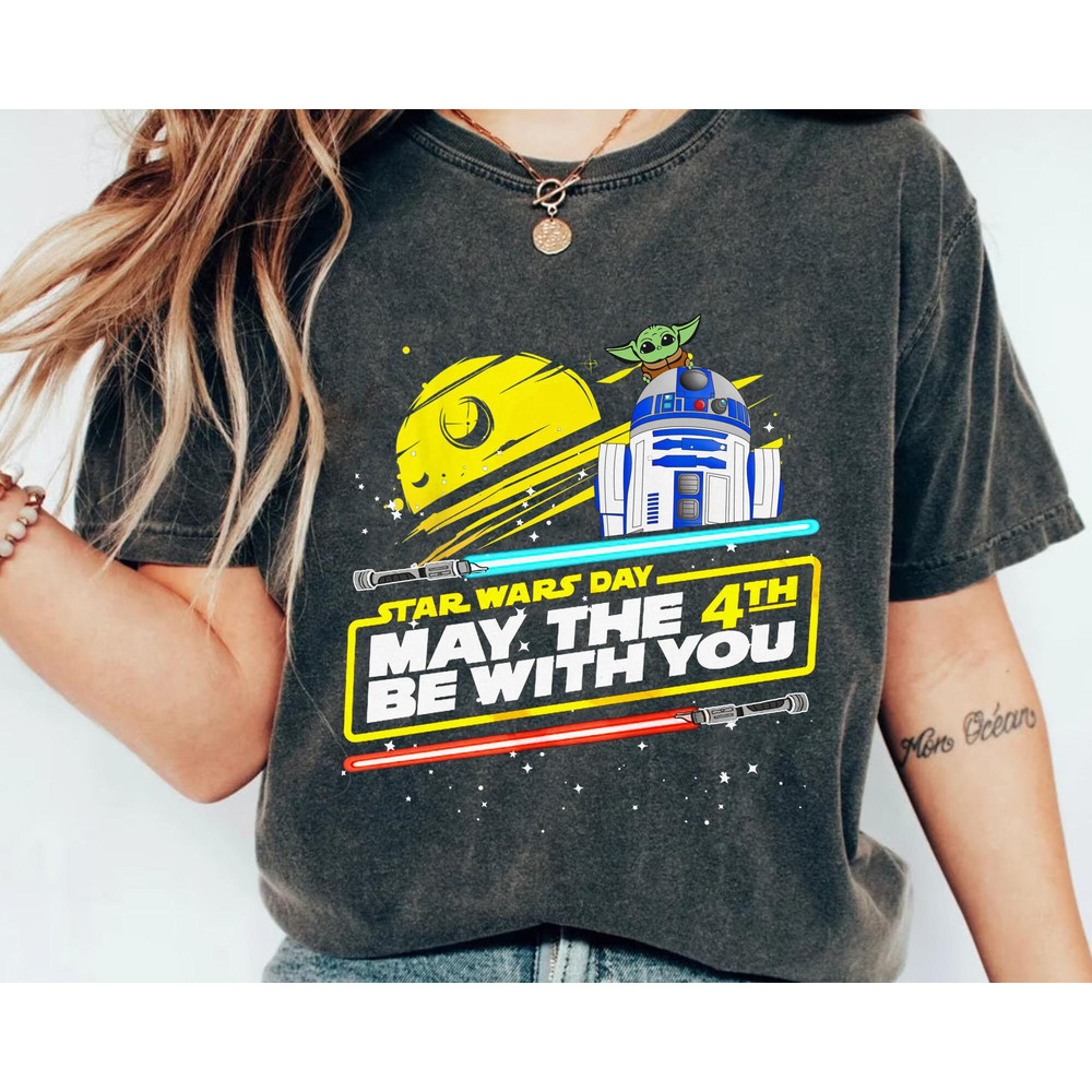 Star Wars R2-D2 Droids May The Fourth Be With You Shirt Star Wars Day T-shirt Star Wars Celebration May The 4th Galaxy's Edge - 5.jpg
