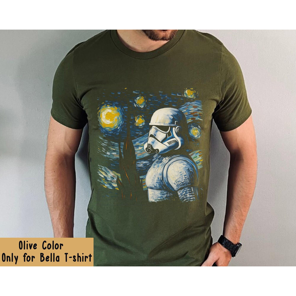 Star Wars Stormtrooper Starry Night Shirt Star Wars Celebration May The 4th Be With You Galaxy's Edge T-shirt Star Wars Birthday - 2.jpg