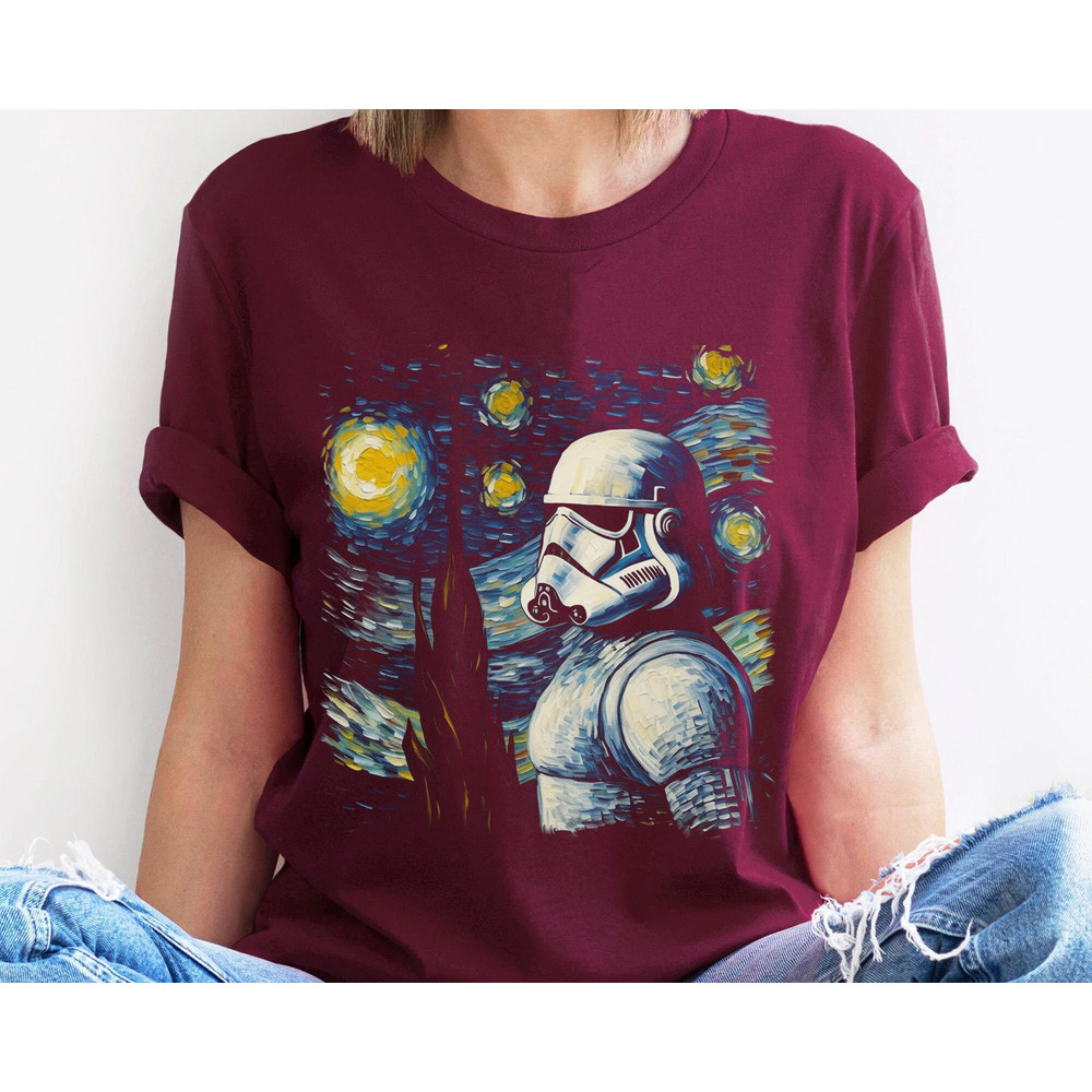 Star Wars Stormtrooper Starry Night Shirt Star Wars Celebration May The 4th Be With You Galaxy's Edge T-shirt Star Wars Birthday - 3.jpg