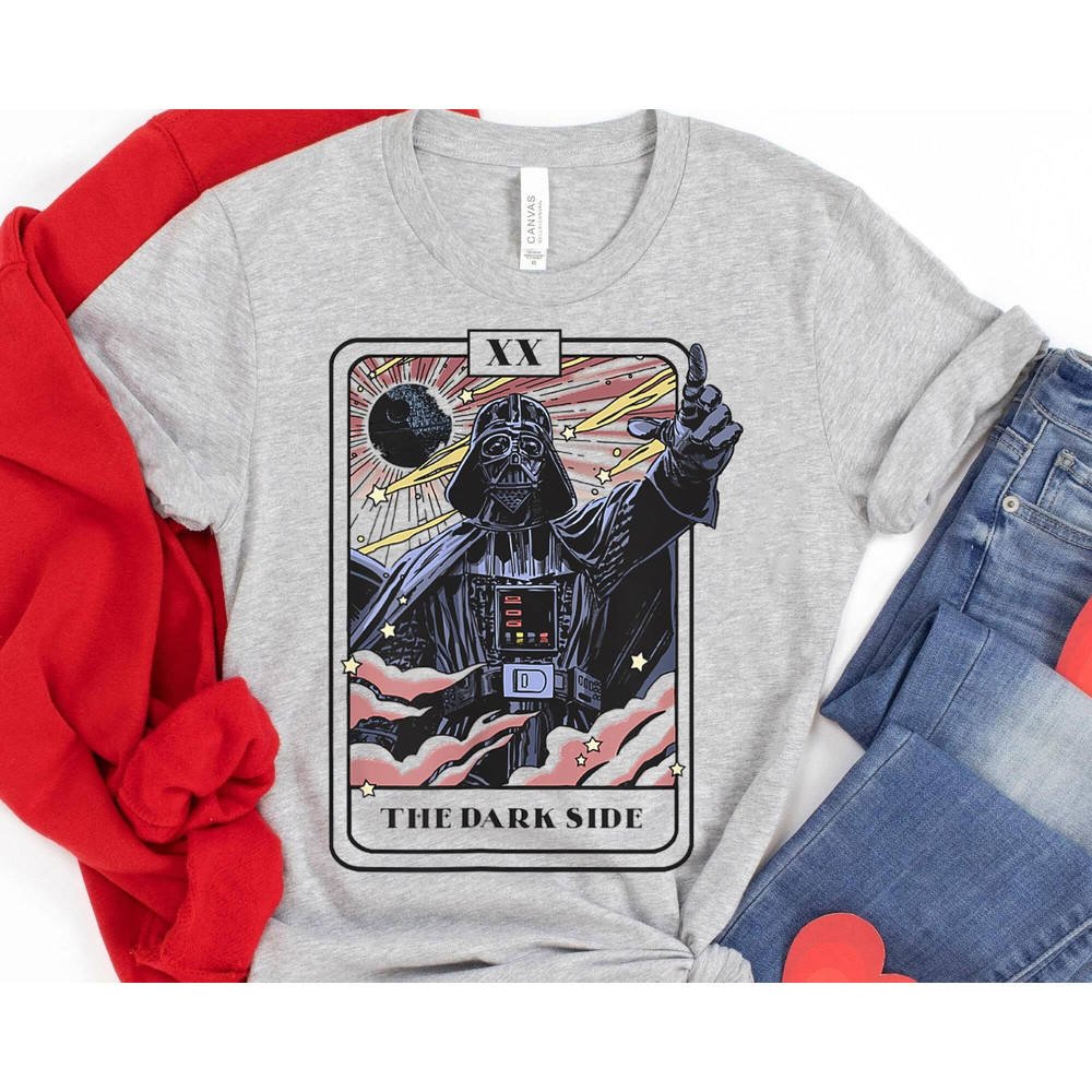 Star Wars Tarot Card Darth Vader The Dark Side Shirt  Star Wars Day Celebration  May The 4th Be With You  Galaxy's Edge  Disneyland Trip - 3.jpg
