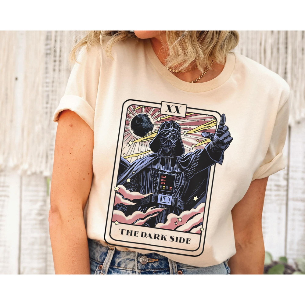 Star Wars Tarot Card Darth Vader The Dark Side Shirt  Star Wars Day Celebration  May The 4th Be With You  Galaxy's Edge  Disneyland Trip - 4.jpg