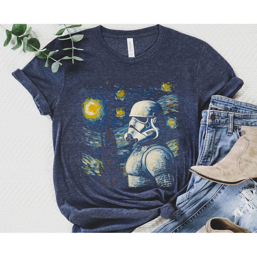 Star Wars Stormtrooper Starry Night Shirt Star Wars Celebration May The 4th Be With You Galaxy's Edge T-shirt Star Wars Birthday - 5.jpg
