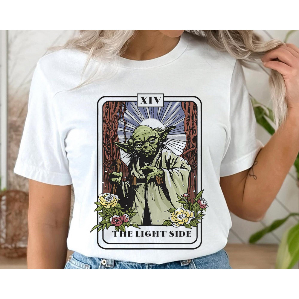 Star Wars Tarot Card Yoda Master The Light Side Shirt  Star Wars Day Celebration May The 4th Be With You Galaxy's Edge Hollywood Studios - 1.jpg