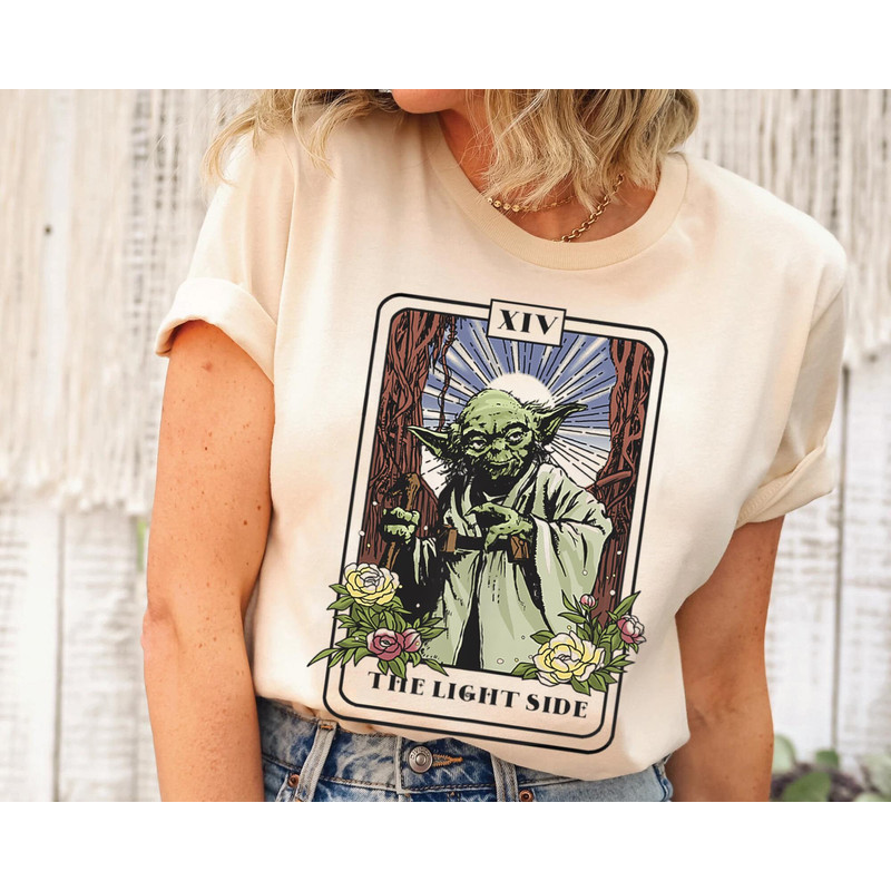 Star Wars Tarot Card Yoda Master The Light Side Shirt  Star Wars Day Celebration May The 4th Be With You Galaxy's Edge Hollywood Studios - 4.jpg