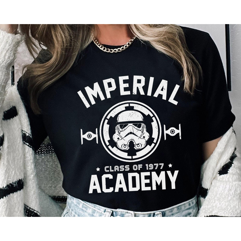 Stormtrooper Galactic Empire Imperial Academy Class Of 1977 Shirt Star Wars Celebration May The 4th Be With You Galaxy's Edge T-shirt - 2.jpg