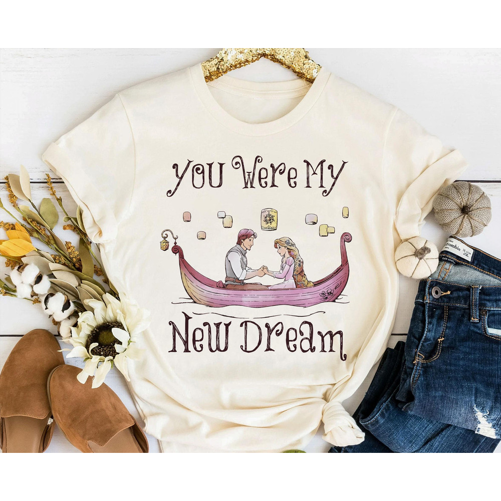 Tangled Rapunzel Flynn Rider New Dream Shirt  Disney World Valentine's Day T-shirt  Disneyland Couple Matching Trip  Magic Kingdom - 1.jpg