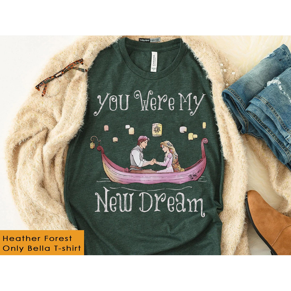 Tangled Rapunzel Flynn Rider New Dream Shirt  Disney World Valentine's Day T-shirt  Disneyland Couple Matching Trip  Magic Kingdom - 5.jpg