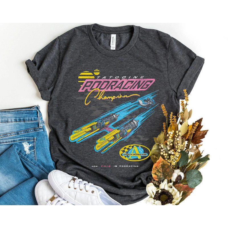 Tatooine Podracing Championship Shirt Retro Star Wars T-shirt Walt Disney World Galaxy's Edge Magic Kingdom Disneyland Trip Funny Gift - 4.jpg