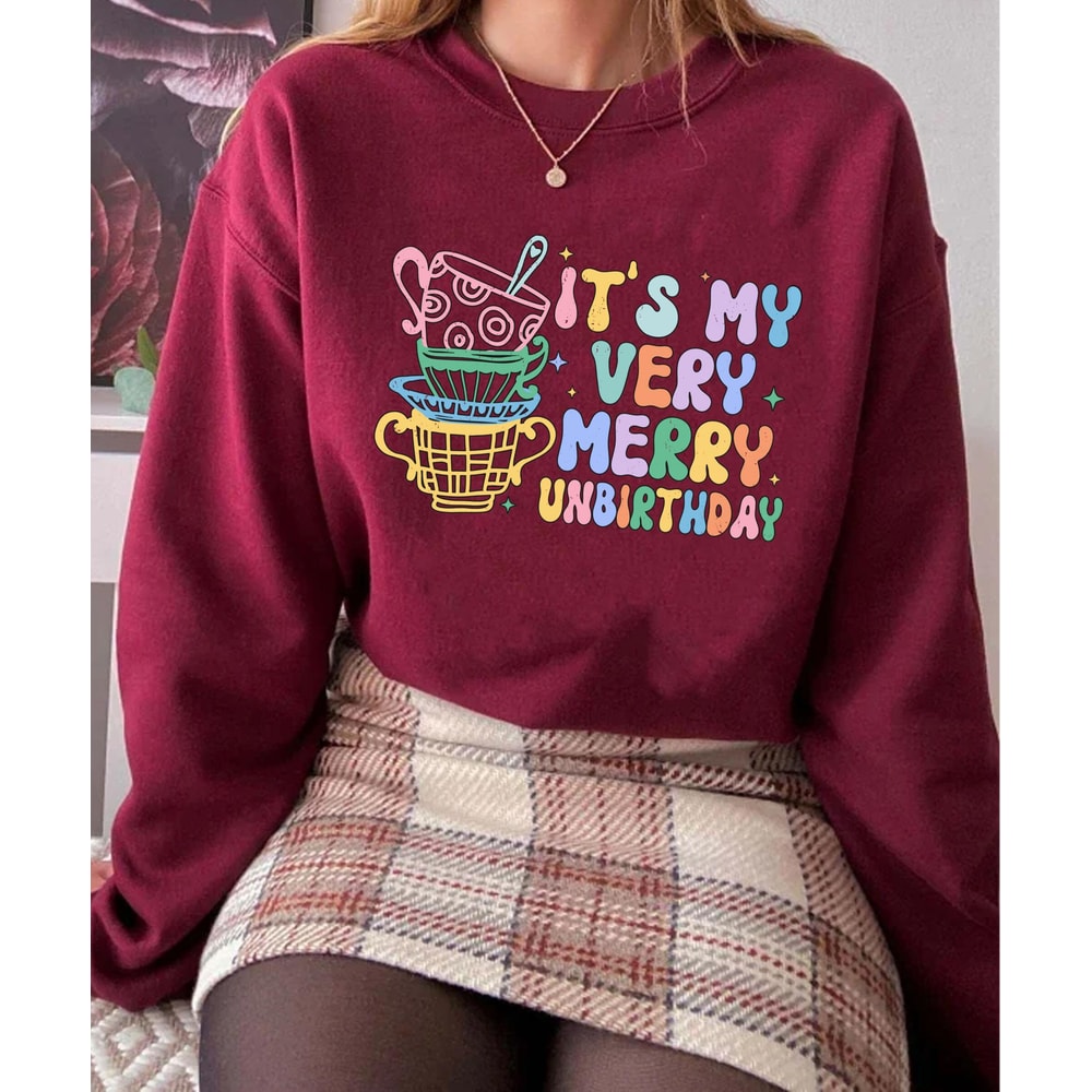 Tea Party It’s My Very Merry Unbirthday Disney Shirt Alice In Wonderland T-shirt Walt Disney World Disneyland Trip Magic Kingdom Tee - 5.jpg