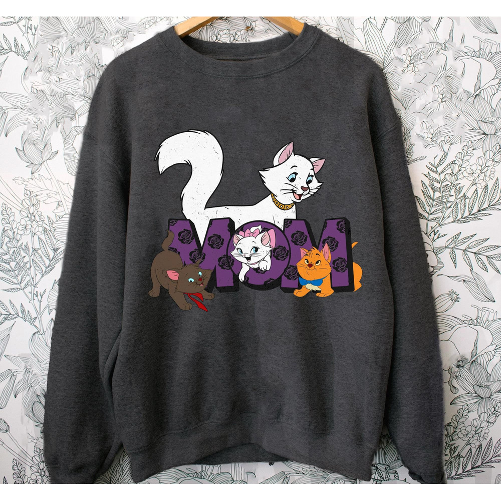 The Aristocats Cat Mom Shirt Duchess Marie Toulouse Berlioz T-shirt Disneyland Mother's Day Gift Disney Mom Tee Magic Kingdom - 4.jpg
